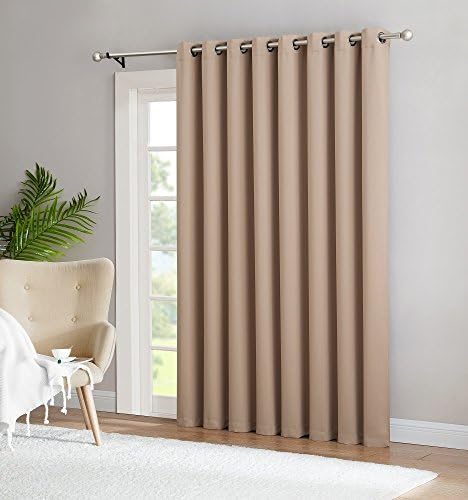 Warm Home Designs 102 X 84 Taupe Blackout Curtains Panel