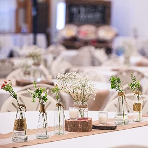 MDLUU Clear Glass Bud Vase Set 10Pcs Assorted