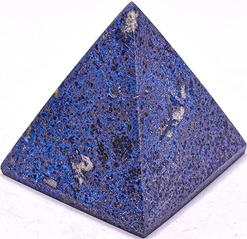 24 Blue Dumortierite Quartz Pyramid Gemstone - Peru
