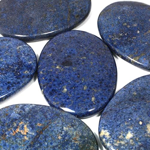 CrystalAge Dumortierite Palm Stone 70x50mm