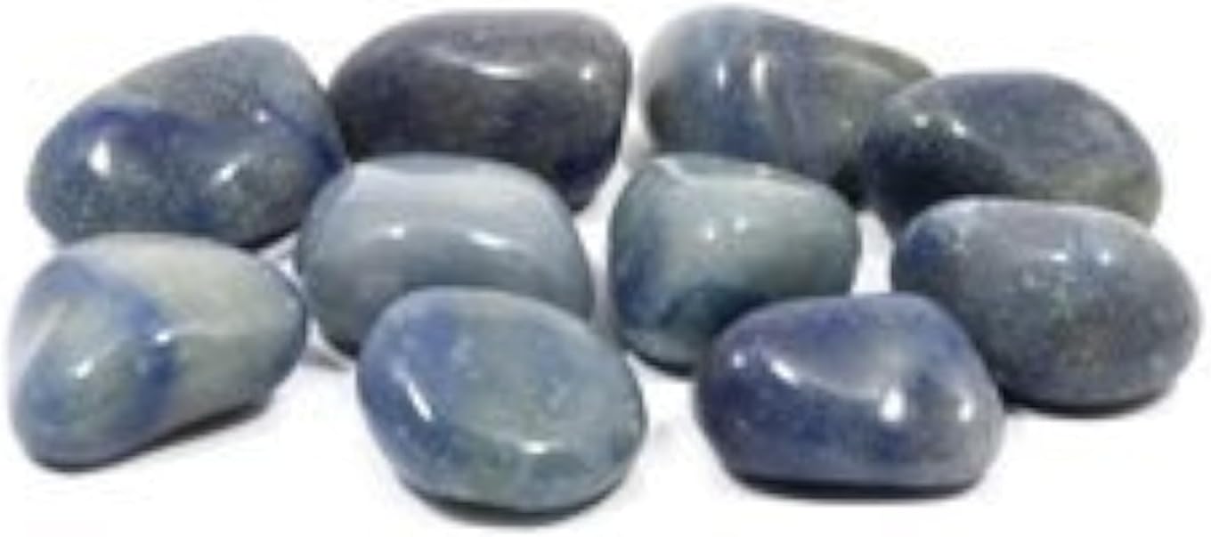 CrystalAge Blue Quartz Tumble Stone Pack of 5