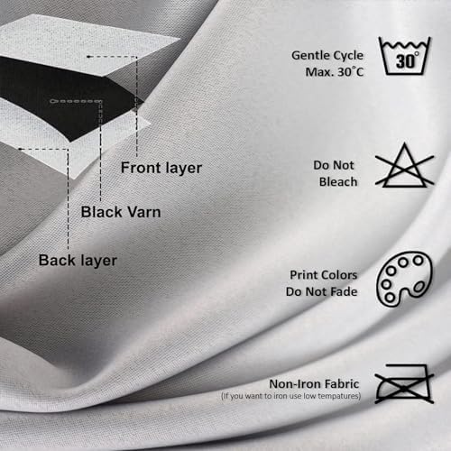 Custom Personalized Blackout Curtain Panels 48x60