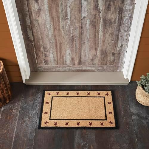 VHC Brands Coir Door Mat with PVC Backing