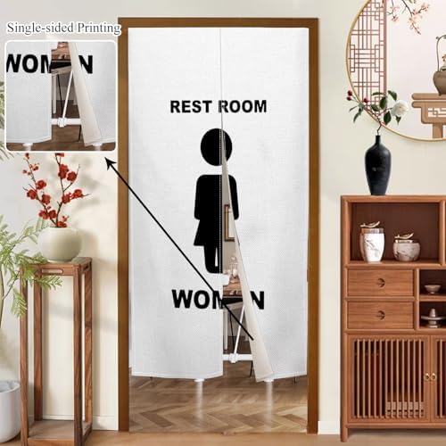 Modern Japanese Noren Door Curtain 34x60