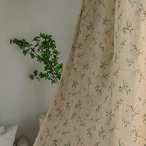 Floral Boho Curtains 59 x 87 Cotton Blend Panel