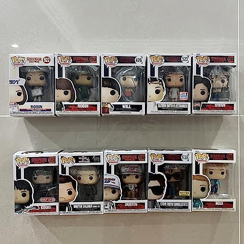 YODAR 10 Pack Acrylic Floating Shelves for Funko Pop Figures Display