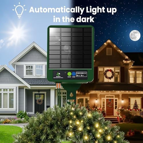 Solar Wreath Hangers for Front Door with 60 LED Lights