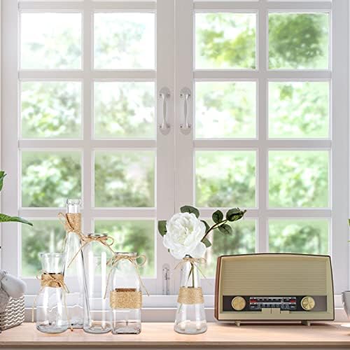 MDLUU Clear Glass Bud Vase Set 10Pcs Assorted