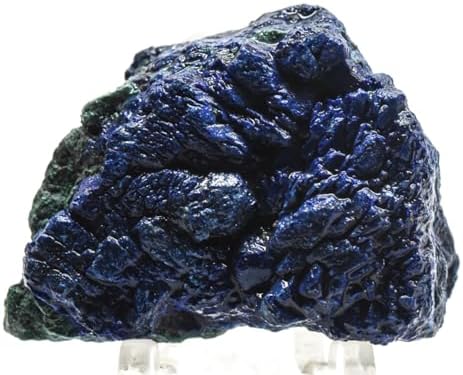 175ct Rich Blue Azurite with Green Malachite Cluster Rough Gemstone