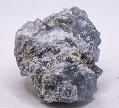 Blue Celestite Druzy Cluster 27 Inch Natural Gemstone