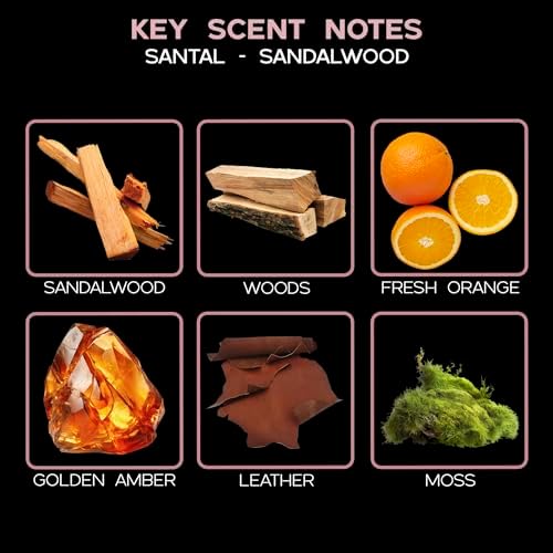 LOVSPA Santal Sandalwood Reed Diffuser Oil Refill 4oz
