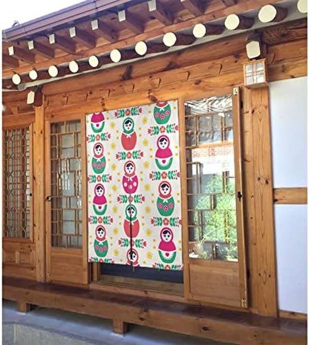 Japanese Style Doorway Curtain 34x56 Inch Noren Panel