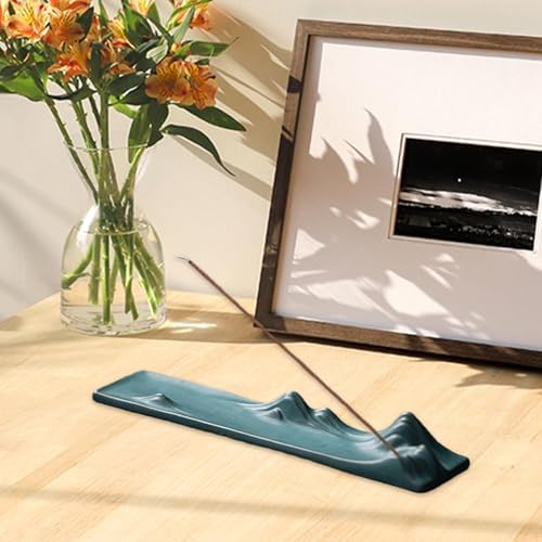 Green Ceramic Ash Tray Burner for Home Decor