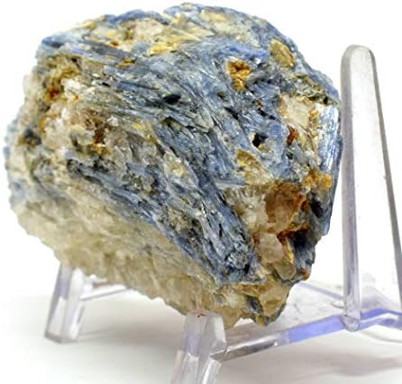 230g Rich Blue Kyanite Rough in Matrix Natural Crystal Gemstone - Brazil