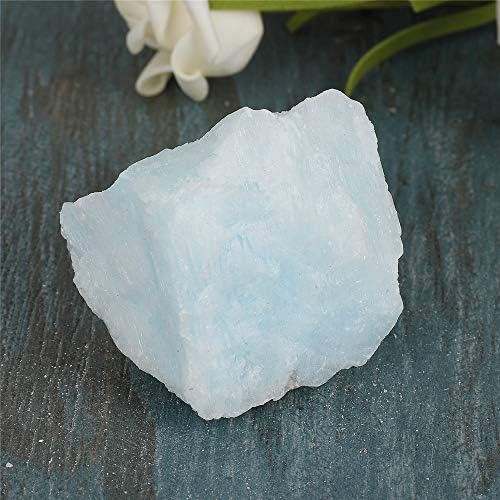 Rough Gemstone Flat Box - Blue Aragonite 7x5x2