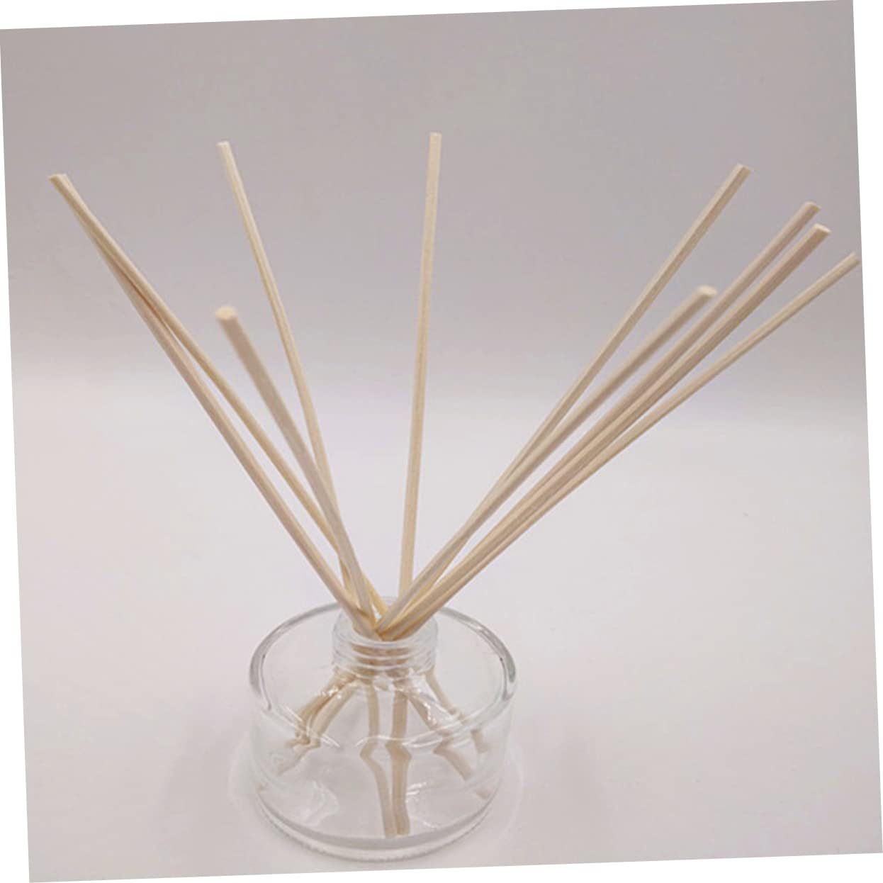 Garneck 100pcs Natural Rattan Diffuser Sticks for Home Aromatherapy
