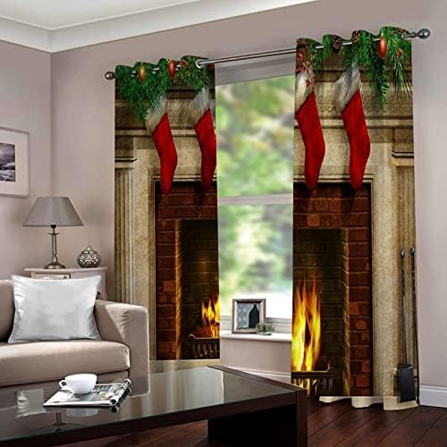 AMDXD Multicolour Blackout Curtains Panels 274x274cm