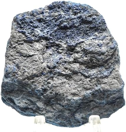 150ct 45mm Rich Blue Azurite Rough Slice Natural Decor Stone