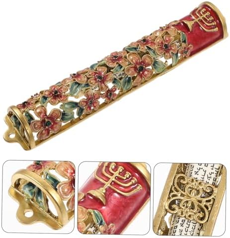 Jewish Mezuzah Scroll Decor for Door Blessing