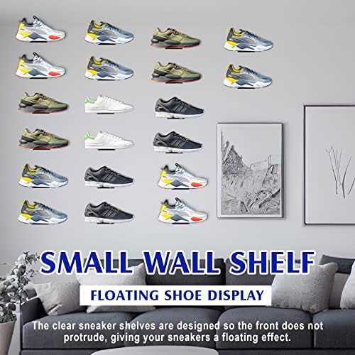 Treela 30 Pack Floating Shoe Display Shelf for Closet