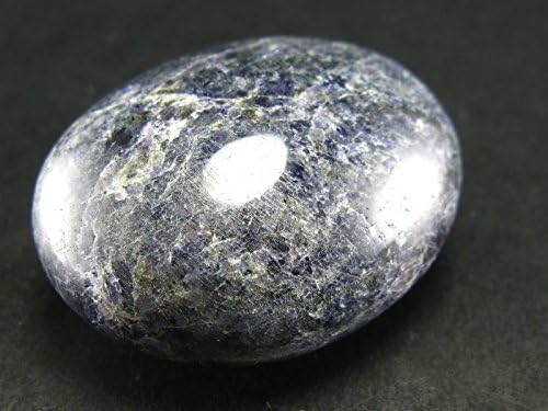 Blue Iolite Tumbled Stone From Tanzania 22 Inch