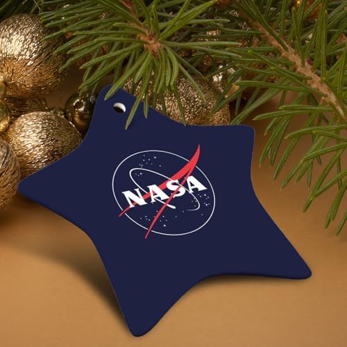 GRAPHICS MORE Star-Shaped Porcelain Christmas Ornament - 31 Inch 1