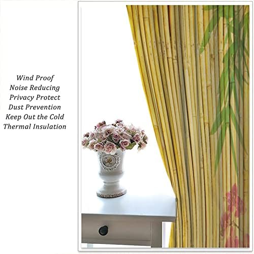Bamboo Curtains 2 Panel Set 52 X 84