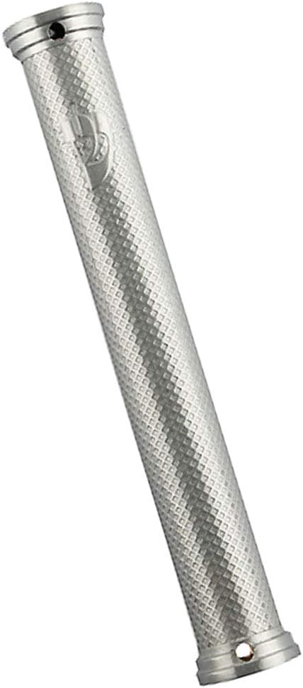 Pewter Filigree Mezuzah Case for Door