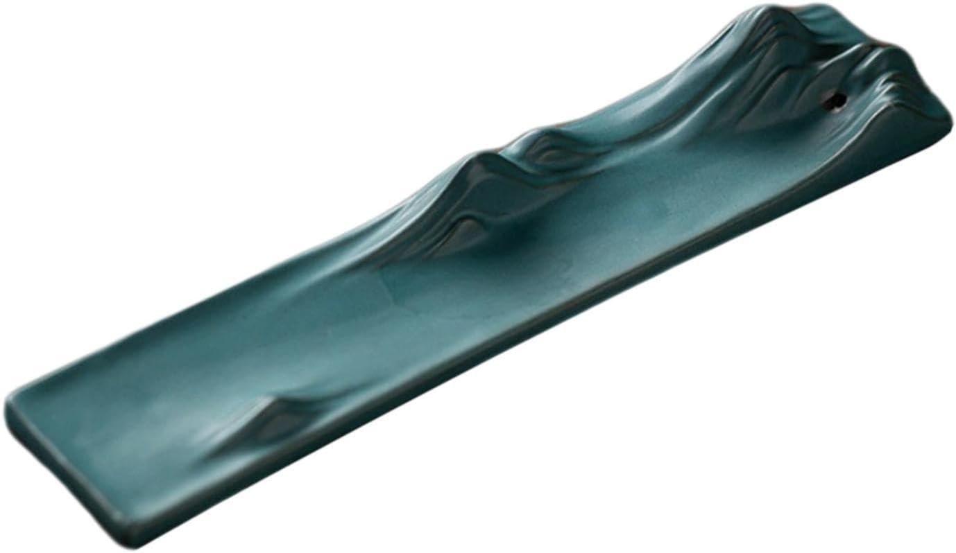 Green Ceramic Ash Tray Burner for Home Decor