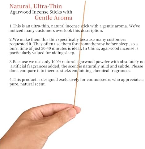 QINAN Series Natural Oud Incense Sticks 120 Sticks Pack