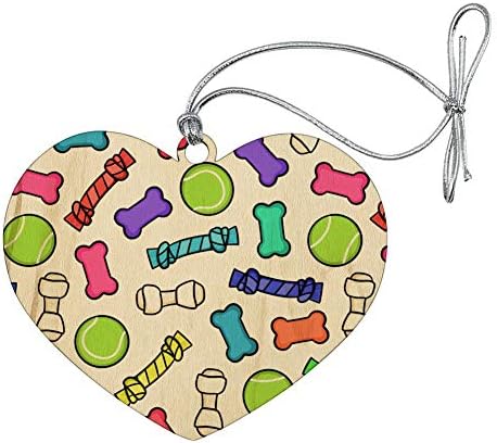 Graphics More Heart Shaped Wooden Christmas Ornament 1