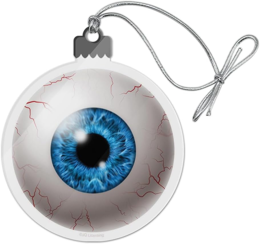 GRAPHICS MORE Blue Eyes Acrylic Christmas Ornament