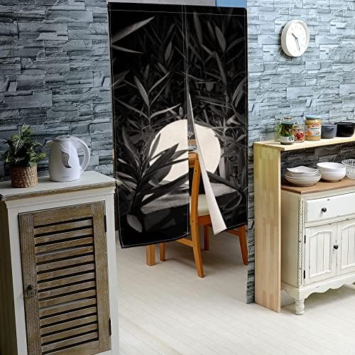 Leowefowa Japanese Noren Curtain 34x60inch Privacy Divider