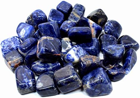 Natural Blue Sodalite Tumbled Stones 5PCS from South Africa