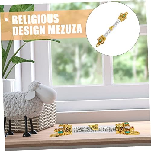 Cabilock Decorative Metal Mezuzah for Home Door