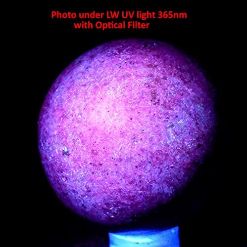 43mm Rich Blue Dumortierite Decor Sphere with Stand - Peru