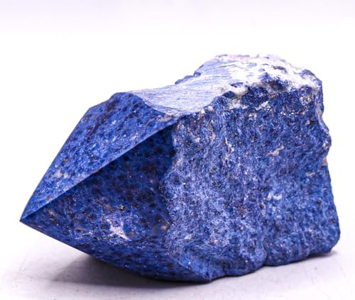 29 Inch Rich Blue Dumortierite with Quartz Carved Point Collectible Gemstone