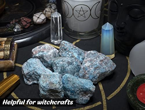 Blue Apatite Rough Gemstones 1 lb for Jewelry and Healing