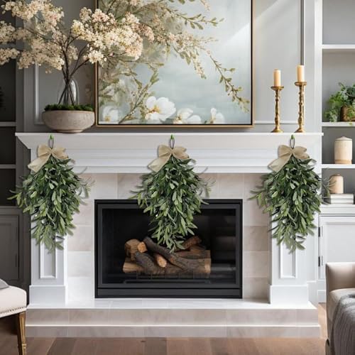 Olive Swag Wreath 24 Inch Artificial Greenery Garland