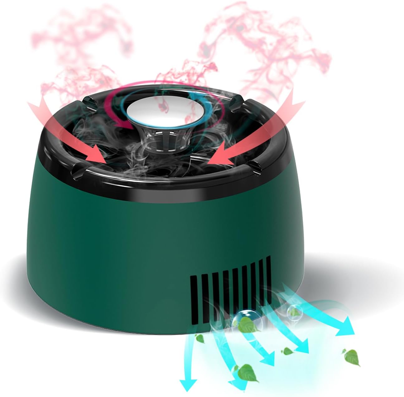 TOBOWON Smokeless Ashtray Indoor with Air Purifier