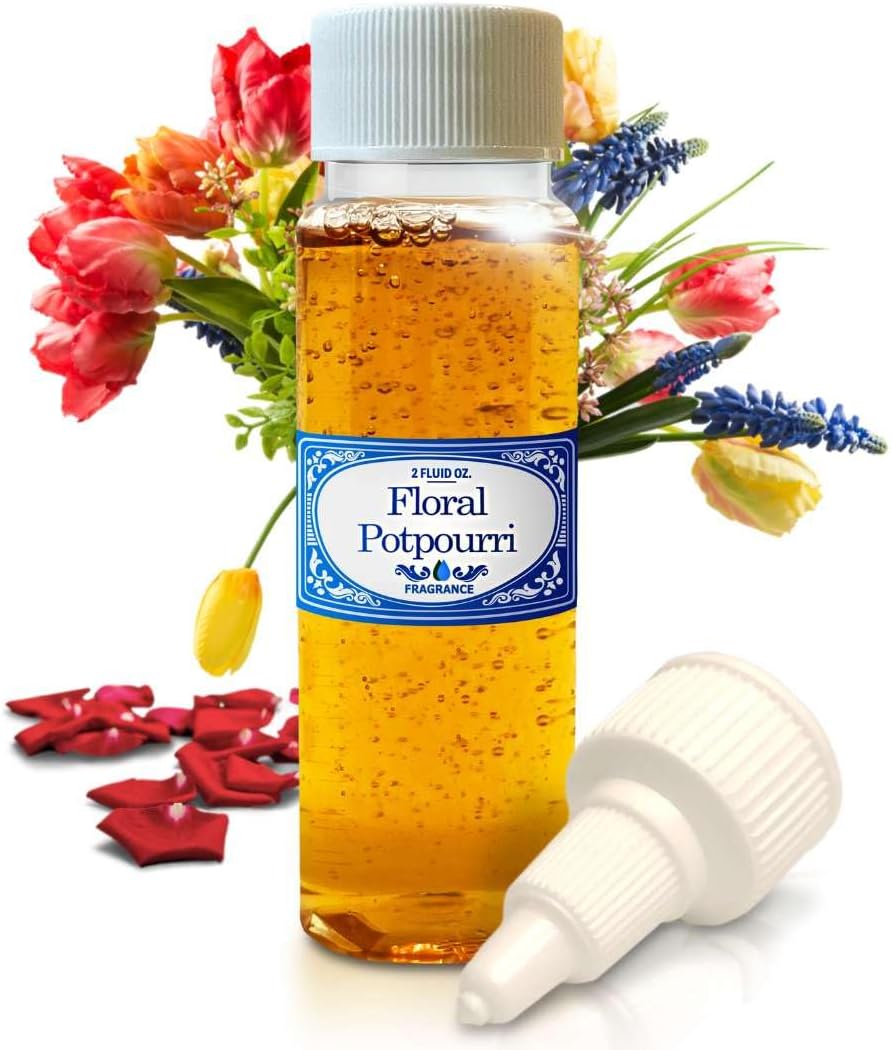 4 Bottles Mix Flowers Concentrated Fragrances 20 Fl Oz Pack