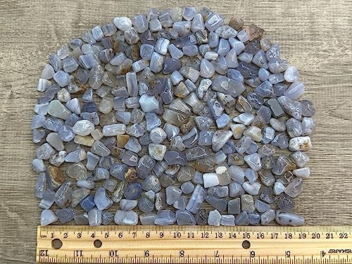 Blue Chalcedony Gemstone Chips for Epoxy and Decor Projects