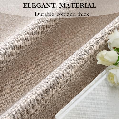 RYB HOME Blackout Sliding Door Curtain 1 Panel Mocha