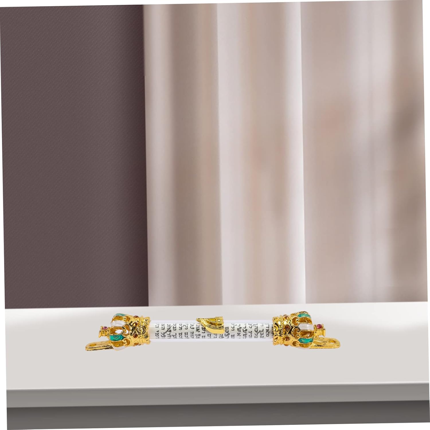 Cabilock Decorative Metal Mezuzah for Home Door