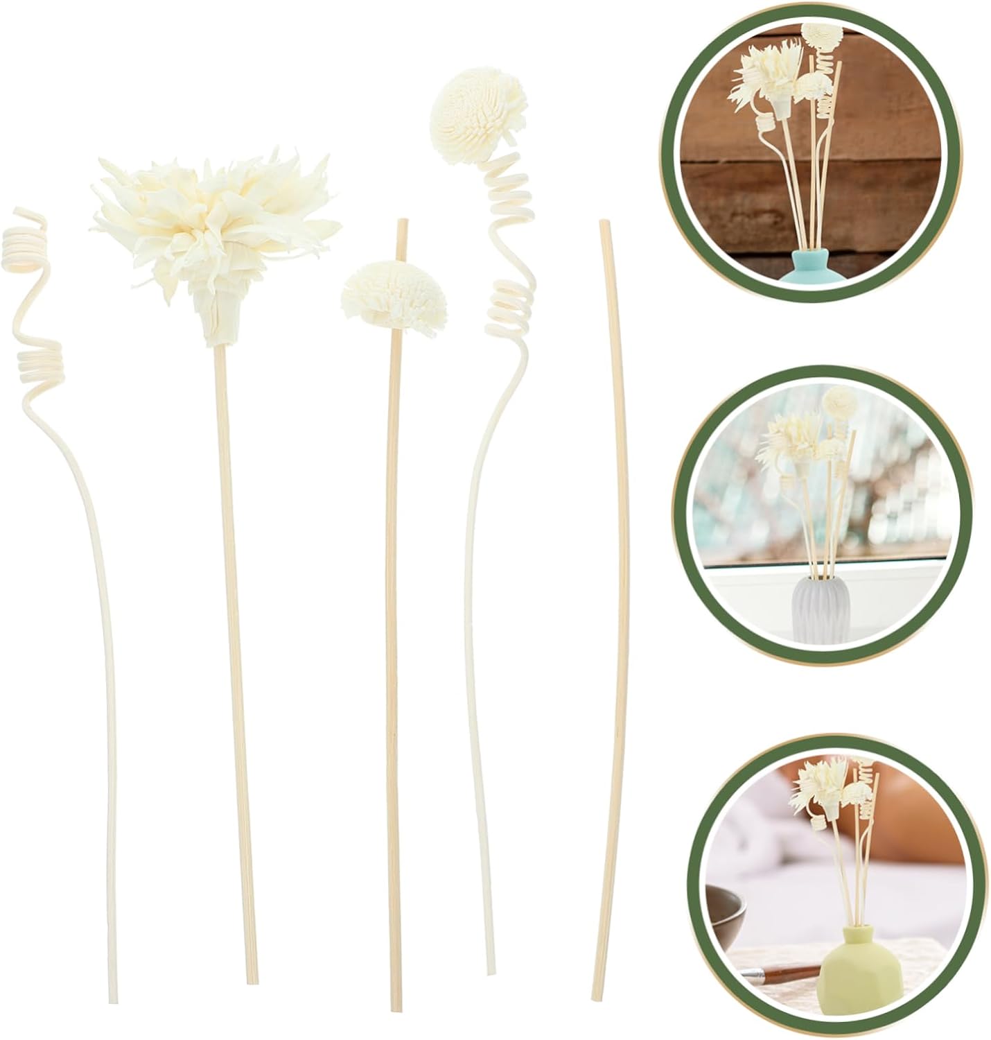 Stobaza Natural Rattan Aroma Diffuser Sticks for Home Decor