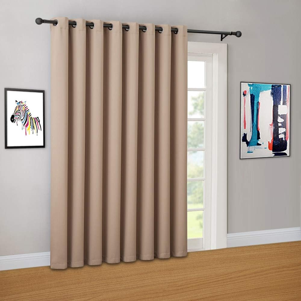 Warm Home Designs 102 X 84 Taupe Blackout Curtains Panel