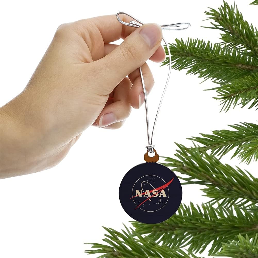GRAPHICS MORE Classic Meatball Logo Mini Wood Christmas Ornament