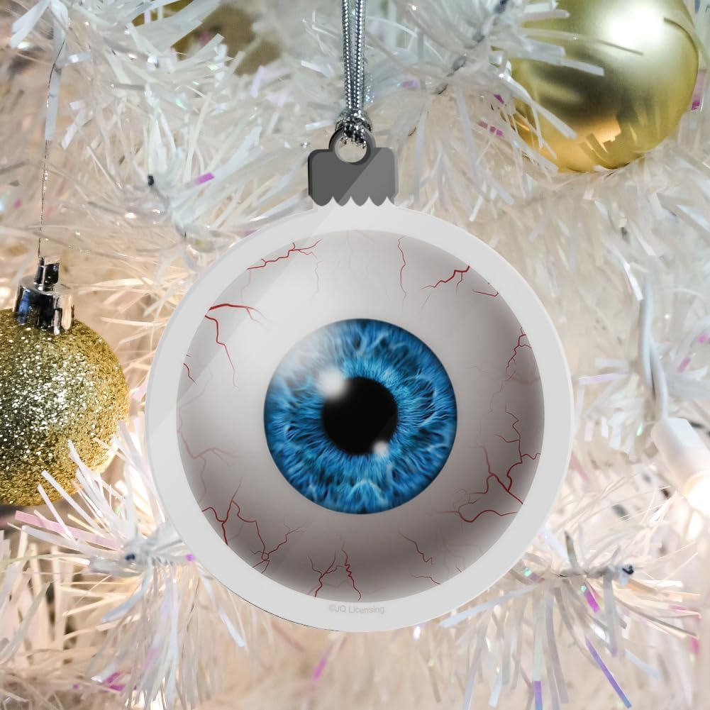 GRAPHICS MORE Blue Eyes Acrylic Christmas Ornament