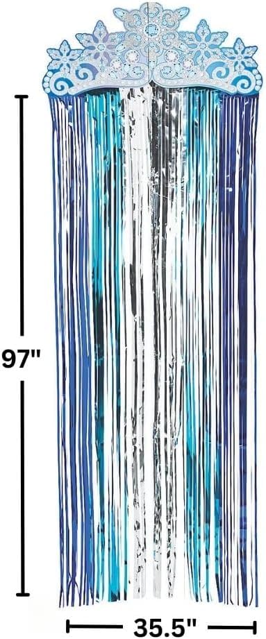 Fun Express Winter Princess Fringe Door Curtain - 1 Piece