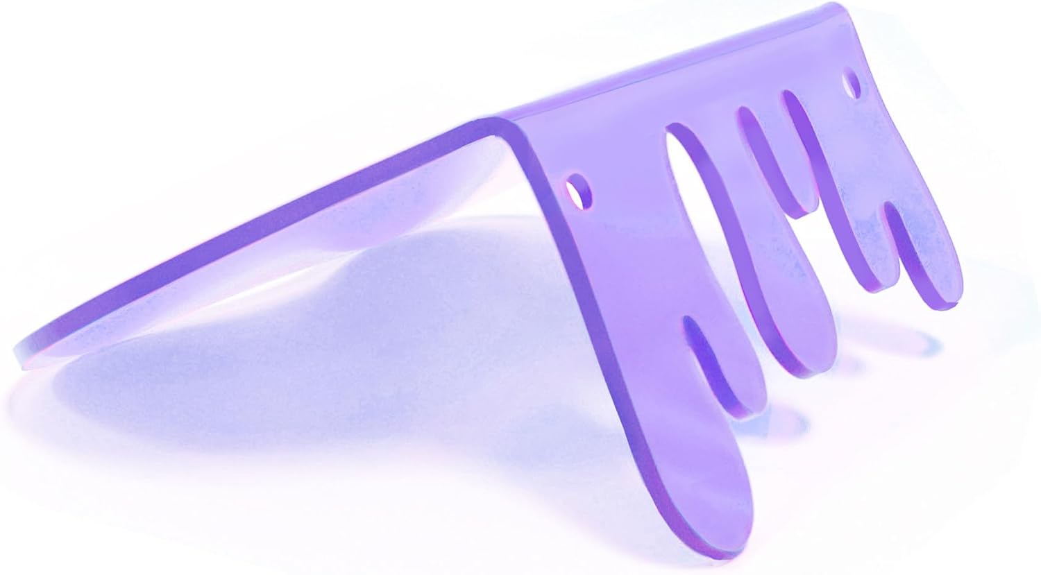 SetGame 2-Pack Purple Floating Wall Shelf